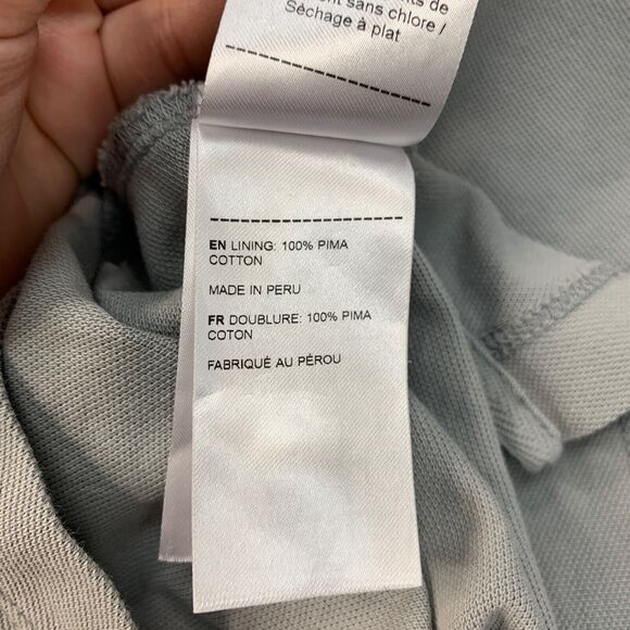 Untuckit Polo Shirt Mens L Large Gray Gondola Regular Fit Pima Short Sleeve Golf - Picture 9 of 11